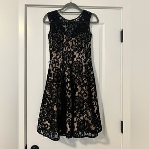 Cache black lace dress, size 4